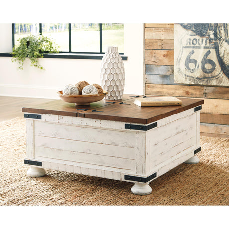  Signature Design by Ashley Wystfield T459T3 Coffee Table and 2 End Tables IMAGE 2