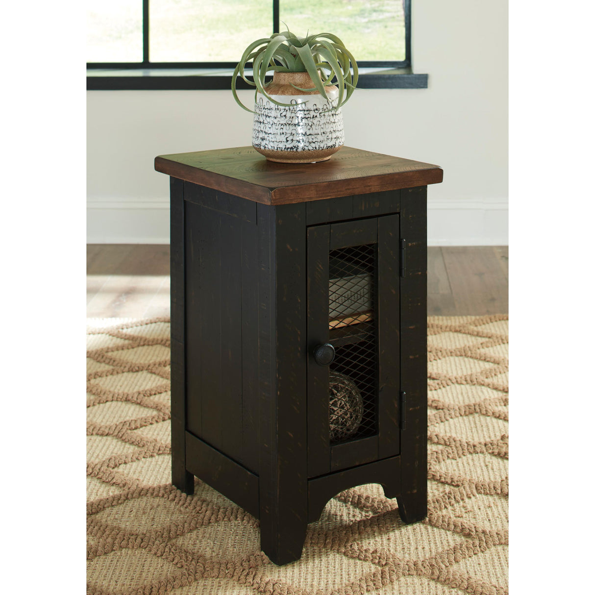  Signature Design by Ashley Valebeck T468T1 Coffee Table and 2 Chairside End Tables IMAGE 3