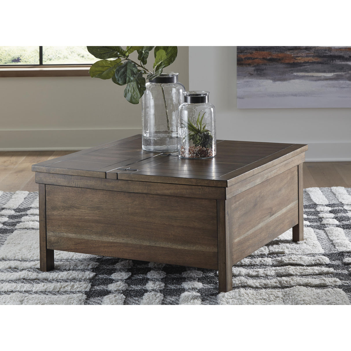 Signature Design by Ashley Moriville T731-9 Lift Top Cocktail Table IMAGE 5