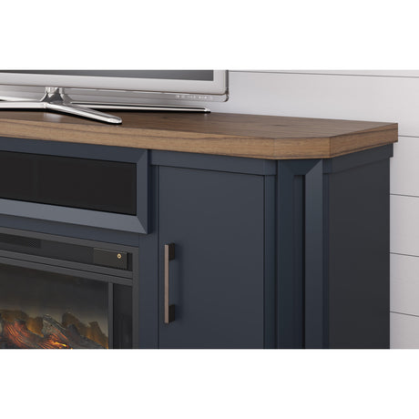 Signature Design by Ashley Landocken W402W1 83" TV Stand with Electric Fireplace IMAGE 4