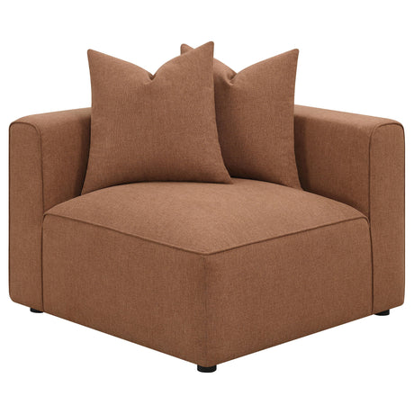  Coaster Furniture Jennifer 551591-SET 6 pc Tight Seat Modular Sectional - Terracotta IMAGE 11