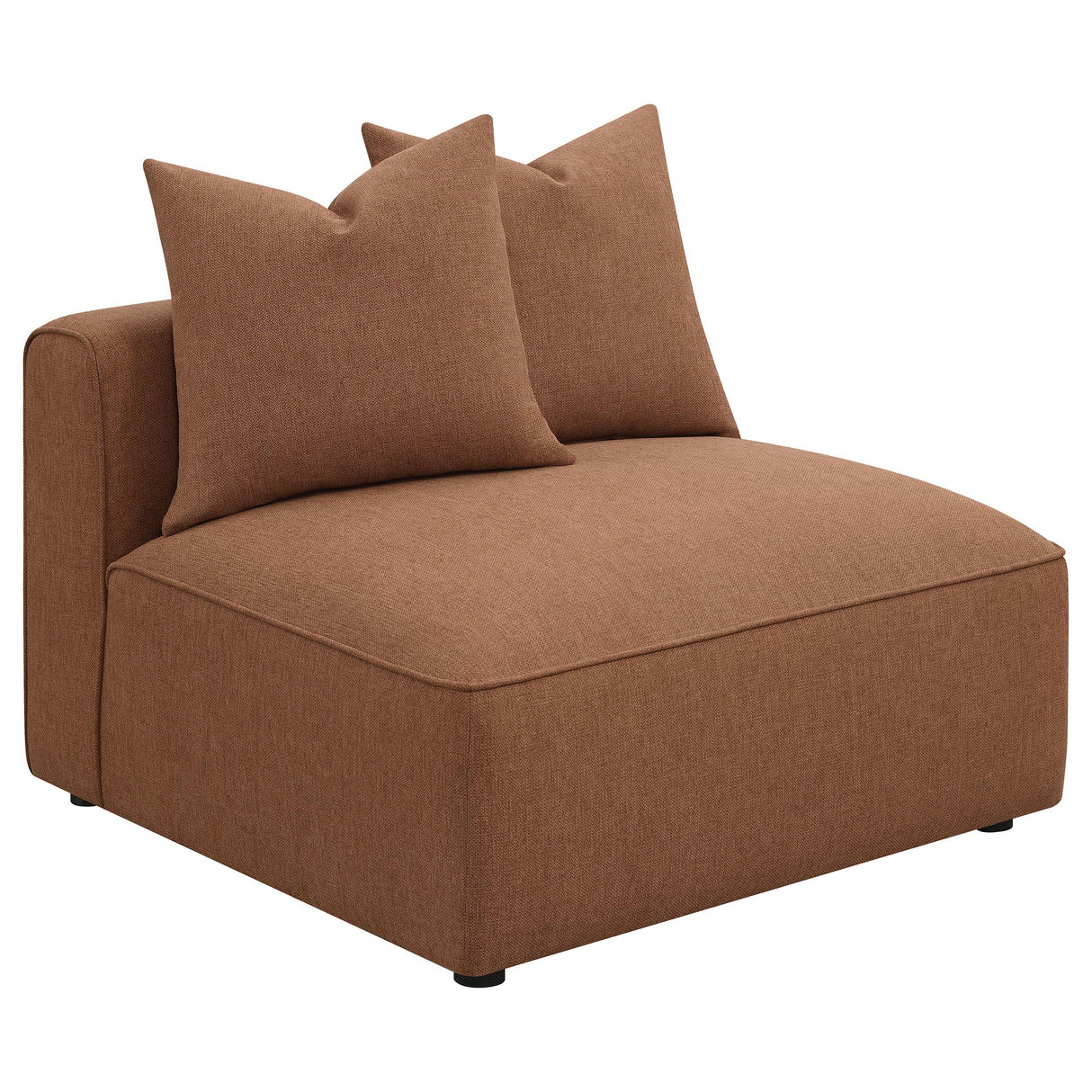  Coaster Furniture Jennifer 551591-SET 6 pc Tight Seat Modular Sectional - Terracotta IMAGE 7
