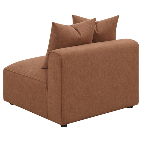  Coaster Furniture Jennifer 551591-SET 6 pc Tight Seat Modular Sectional - Terracotta IMAGE 9