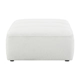 Coaster Furniture Sunny 551623 Square Upholstered Ottoman - Natural IMAGE 2