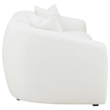  Coaster Furniture Isabella 509871 Faux Sheepskin Upholstered Sofa - Natural IMAGE 7