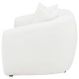  Coaster Furniture Isabella 509872 Faux Sheepskin Upholstered Loveseat - Natural IMAGE 4