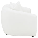  Coaster Furniture Isabella 509872 Faux Sheepskin Upholstered Loveseat - Natural IMAGE 7