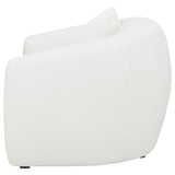  Coaster Furniture Isabella 509873 Faux Sheepskin Upholstered Accent Chair - Natural IMAGE 4