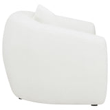  Coaster Furniture Isabella 509873 Faux Sheepskin Upholstered Accent Chair - Natural IMAGE 7
