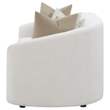  Coaster Furniture Rainn 509171 Boucle Upholstered Sloped Arm Sofa - Latte IMAGE 4