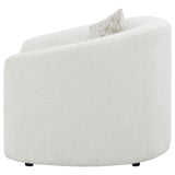  Coaster Furniture Rainn 509173 Boucle Upholstered Sloped Arm Accent Chair - Latte IMAGE 4