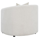  Coaster Furniture Rainn 509173 Boucle Upholstered Sloped Arm Accent Chair - Latte IMAGE 5
