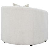  Coaster Furniture Rainn 509173 Boucle Upholstered Sloped Arm Accent Chair - Latte IMAGE 6