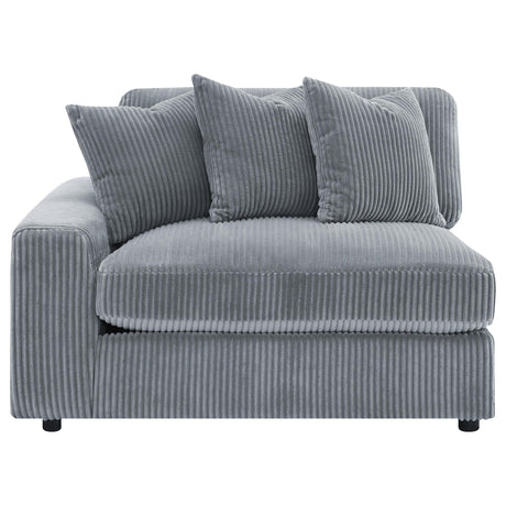  Coaster Furniture Blaine 509900 Upholstered Reversible Chaise Sectional Sofa - Fog IMAGE 15
