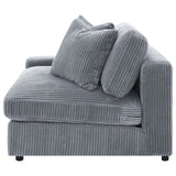  Coaster Furniture Blaine 509900 Upholstered Reversible Chaise Sectional Sofa - Fog IMAGE 16
