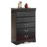  Signature Design by Ashley Huey Vineyard B128B42 7 pc Full Sleigh Bedroom Set IMAGE 4