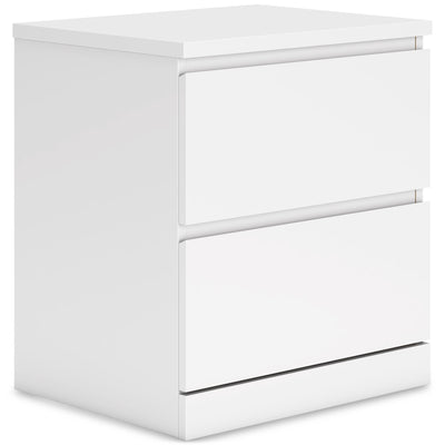  Signature Design by Ashley Onita EB9630-292 Two Drawer Night Stand IMAGE 1