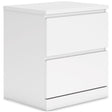  Signature Design by Ashley Onita EB9630-292 Two Drawer Night Stand IMAGE 1
