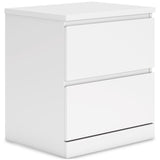  Signature Design by Ashley Onita EB9630-292 Two Drawer Night Stand IMAGE 1