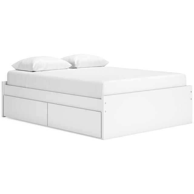  Signature Design by Ashley Onita EB9630B14 Queen Platform Bed with 2 Side Storage IMAGE 1