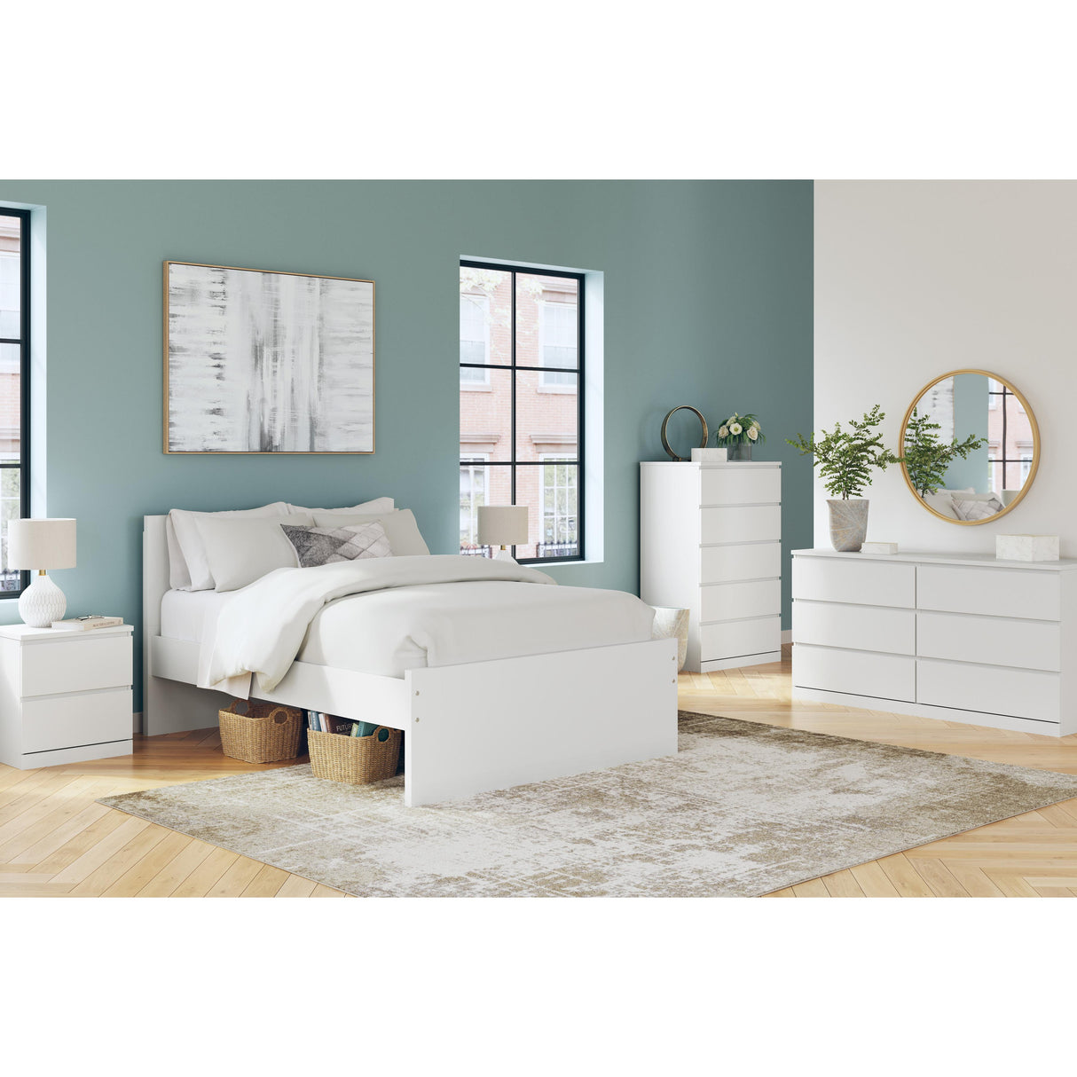  Signature Design by Ashley Onita EB9630B7 Full Panel Platform Bed IMAGE 8