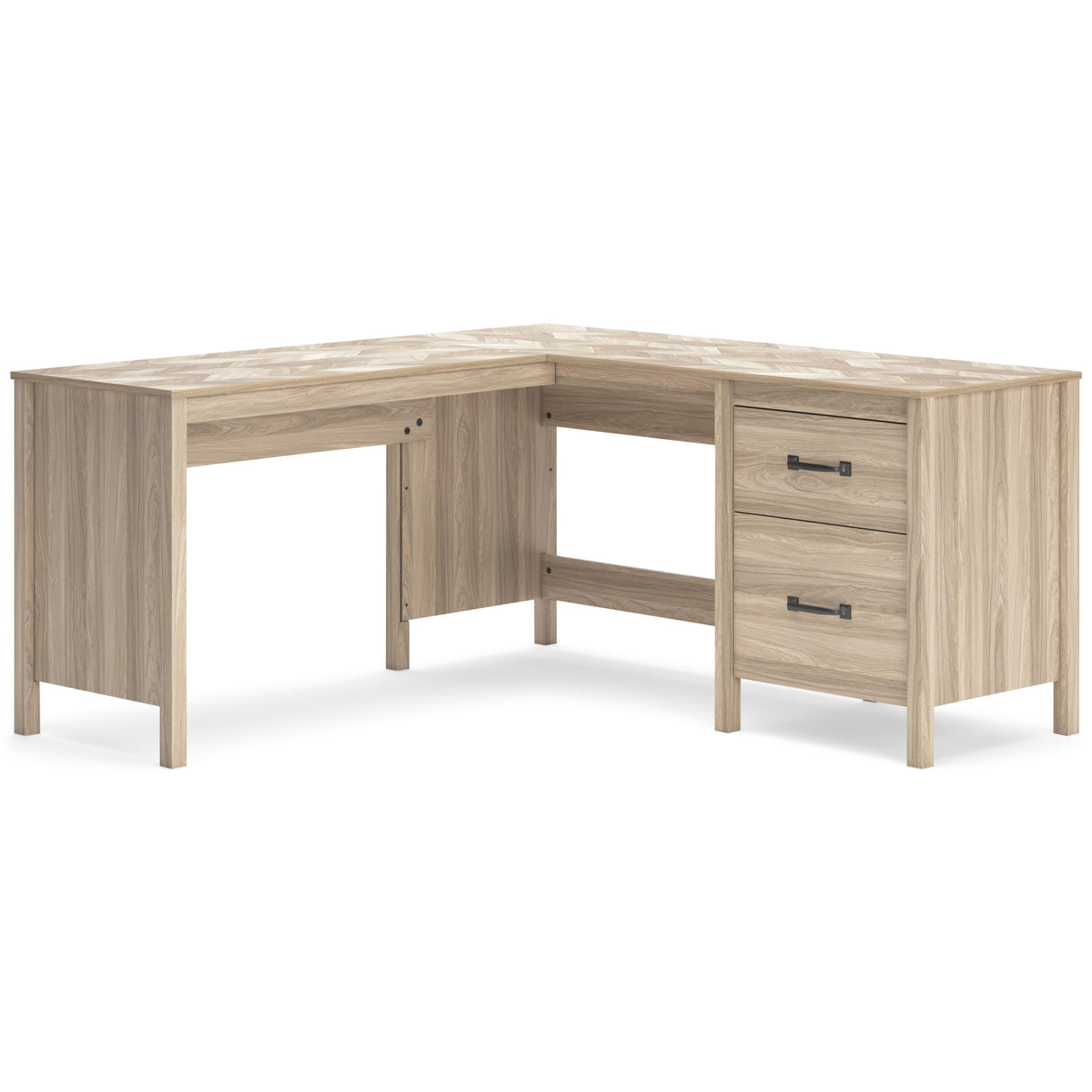  Signature Design by Ashley Battelle H3929H1 60" Home Office Desk with Return IMAGE 1