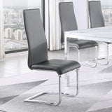  Coaster Furniture Montclair 100515GRY Upholstered Dining Side Chair - Grey IMAGE 2