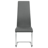  Coaster Furniture Montclair 100515GRY Upholstered Dining Side Chair - Grey IMAGE 3