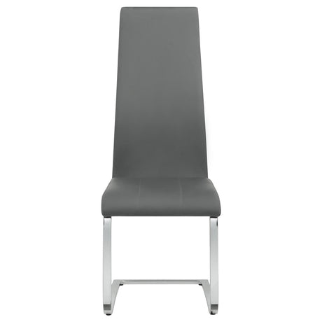  Coaster Furniture Montclair 100515GRY Upholstered Dining Side Chair - Grey IMAGE 3