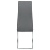  Coaster Furniture Montclair 100515GRY Upholstered Dining Side Chair - Grey IMAGE 7