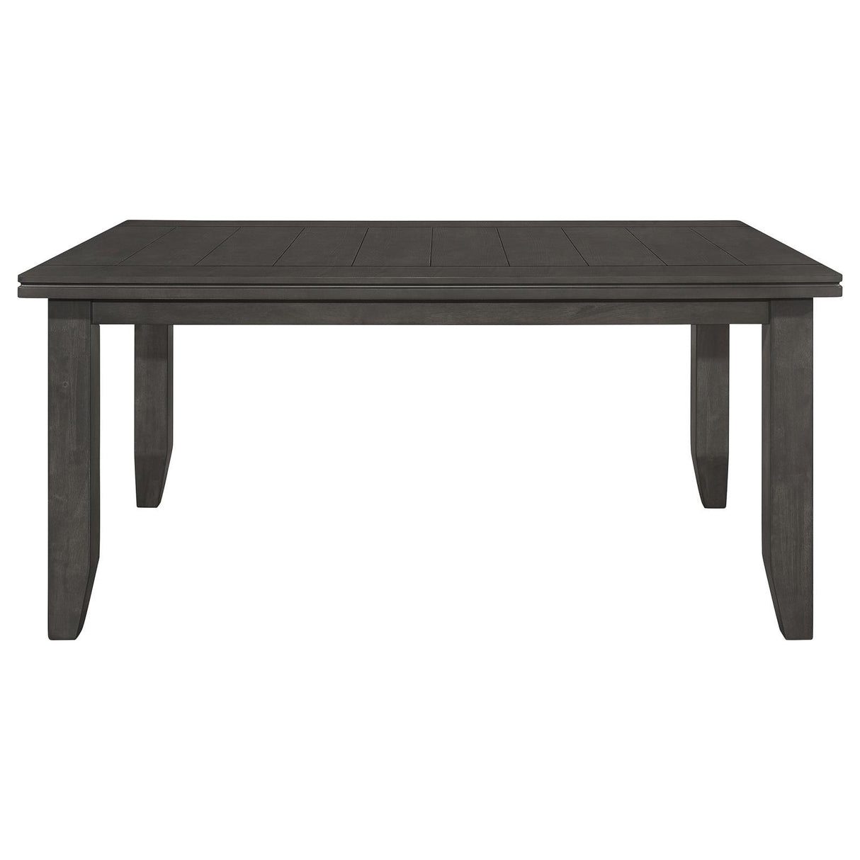  Coaster Furniture Dalila 102721GRY Rectangular 66-inch Wood Dining Table - Dark Grey IMAGE 2