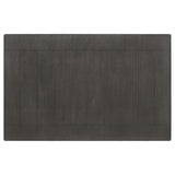  Coaster Furniture Dalila 102721GRY Rectangular 66-inch Wood Dining Table - Dark Grey IMAGE 4