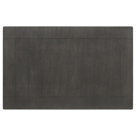  Coaster Furniture Dalila 102721GRY Rectangular 66-inch Wood Dining Table - Dark Grey IMAGE 4