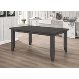  Coaster Furniture Dalila 102721GRY Rectangular 66-inch Wood Dining Table - Dark Grey IMAGE 6