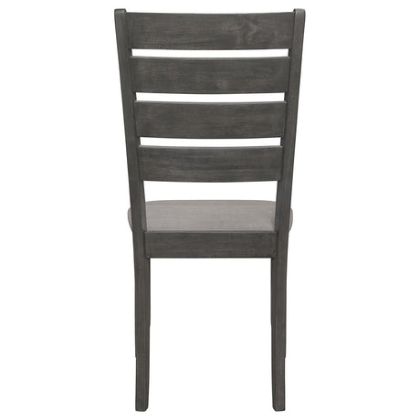  Coaster Furniture Dalila 102722GRY Wood Dining Side Chair - Dark Grey IMAGE 7