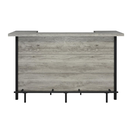  Coaster Furniture Bellemore 182105 Freestanding Home Bar Wine Cabinet - Grey Driftwood IMAGE 2