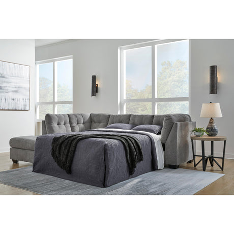 Signature Design by Ashley Marleton 55305S3 2 pc Sleeper Sectional with Chaise IMAGE 4