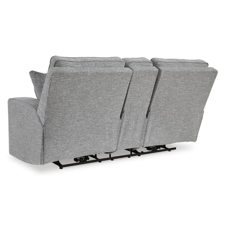  Signature Design by Ashley Biscoe 9050318 Power Reclining Loveseat with Console and Adjustable Headrest IMAGE 5