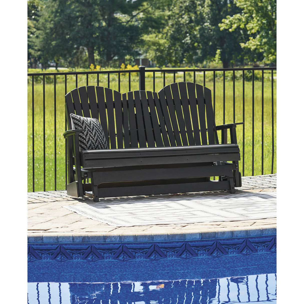  Signature Design by Ashley Hyland wave P108-835 Glider Loveseat IMAGE 9