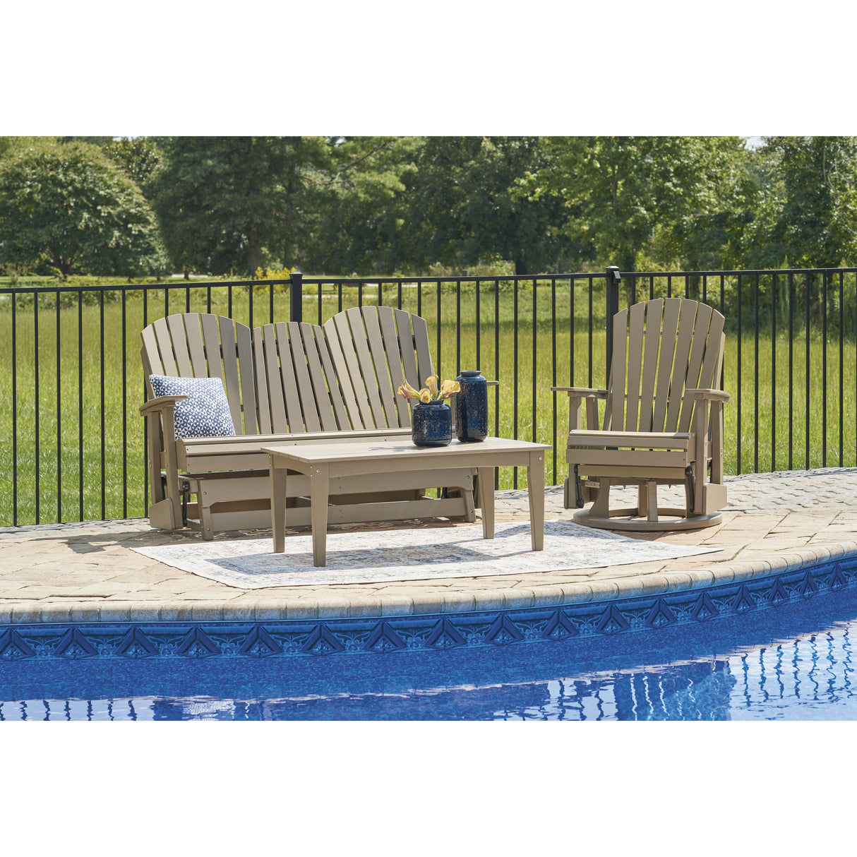  Signature Design by Ashley Hyland wave P114-835 Glider Loveseat IMAGE 10