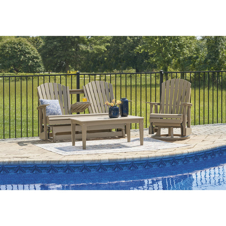  Signature Design by Ashley Hyland wave P114-835 Glider Loveseat IMAGE 12