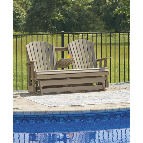  Signature Design by Ashley Hyland wave P114-835 Glider Loveseat IMAGE 8
