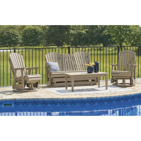  Signature Design by Ashley Hyland wave P114-835 Glider Loveseat IMAGE 9