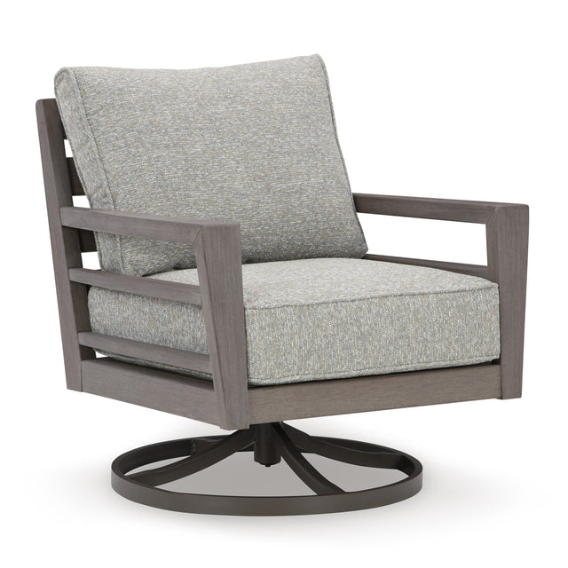  Signature Design by Ashley Hillside Barn P564-821 Swivel Lounge with Cushion IMAGE 1