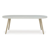  Signature Design by Ashley Seton Creek P798-625 Oval Dining Table with Umbrella Option IMAGE 2