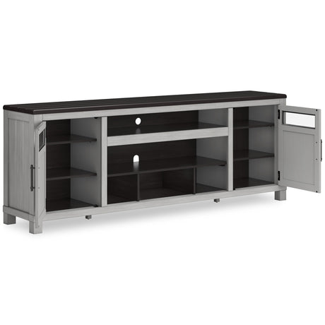  Signature Design by Ashley Darborn W796-68 XL TV Stand with Fireplace Option IMAGE 2