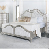  Coaster Furniture Evangeline 223391KE Wood Eastern King LED Panel Bed - Silver Oak IMAGE 9