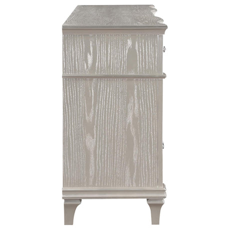  Coaster Furniture Evangeline 223393 9-Drawer Dresser - Silver Oak IMAGE 6