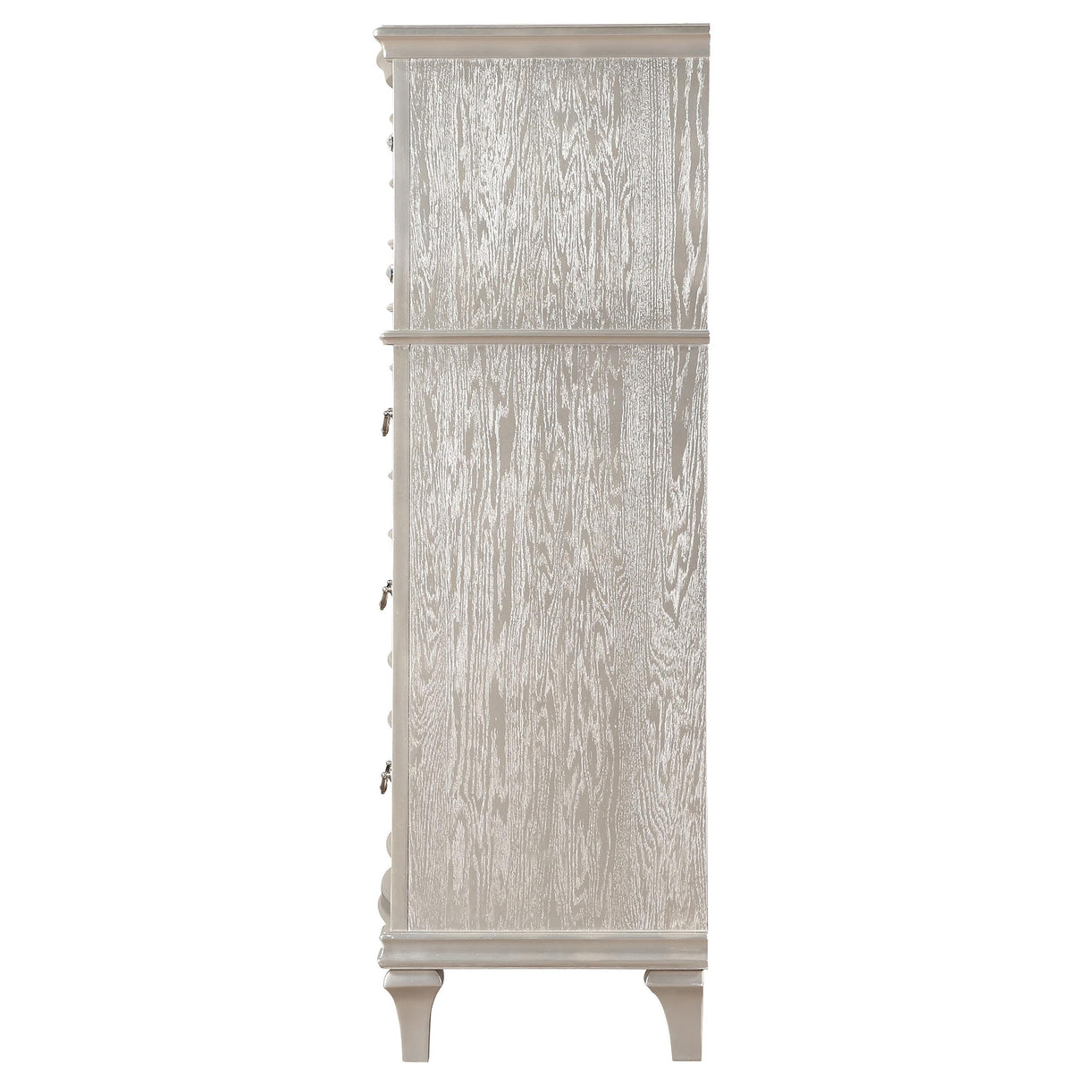  Coaster Furniture Evangeline 223395 6-Drawer Bedroom Chest - Silver Oak IMAGE 4
