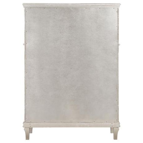  Coaster Furniture Evangeline 223395 6-Drawer Bedroom Chest - Silver Oak IMAGE 6